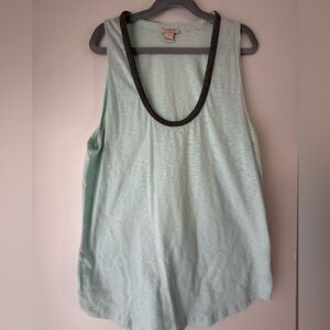 Mint Green Sleeveless Women's Top